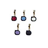 Samsung Galaxy A11 A115F İle Uyumlu Parmak İzi Okuyucu Film Orta Tuş Beyaz