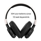 Kulaklık Bluetooth Kablosuz Hifi Stereo Kulaklık Güçlü Bas HD Ses Efekti Kulaküstü Kulaklık