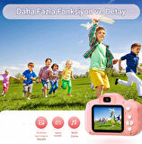 Çift Lens Selfie Kamera Dijital Çocuk Kamerası 20MP  1080P HD