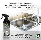 Cif Perfect Power Paslanmaz Çelik Ve Ankastre Yüzeyler Için Sprey Temizleyici 435 Ml