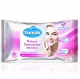YUMAK Makyaj Temizleme Mendili 20 li