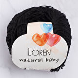 Loren Baby Siyah El Örgü İpi - R004 - 33697