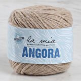 La Mia Angora 50Gr Açık Kahve El Örgü İpi - L098 - 33806
