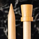 La Mia Whitewood 10 Mm 36 Cm Ahşap Örgü Şişi