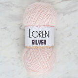 Loren Silver Toz Pembe El Örgü İpi - Rs0062 - 34072
