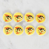 Loren Crafts 8'Li Balık Düğme - 1165