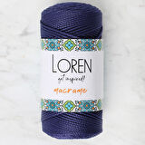 Loren Macrame Lacivert El Örgü İpi - Rm 0262 - 34353