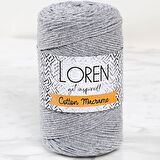 Loren Cotton Macrame Gri - R082 - 34357