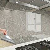 Buffer® Mermer Desenli Sticker Folyo Atina Grisi 60Cm*5Mt