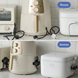 Buffer® 2Li Kablo Tutucu Silikon Kordon Sarıcı Kablo Yönetici Klips