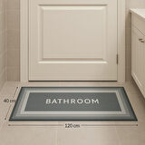 Buffer® Sihirli Süper Su Emici Kaymaz Tabanlı Uzun Paspas 40*120 Cm