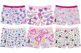 Tutku Kız Elastan Emprime Şort 6 Lı Set