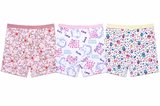 Tutku Kız Elastan Emprime Şort 3 Lü Set
