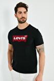 Levi's Erkek Siyah Logolu T-Shirt - 17783-0311