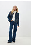 Levi's Kadın Orijinal Sherpa Trucker Kürklü Kot Ceket - 36136-0063
