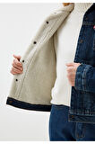 Levi's Kadın Orijinal Sherpa Trucker Kürklü Kot Ceket - 36136-0063