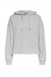Only Kadın Kapüşonlu Pamuklu Sweatshirt - 15235571