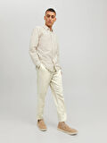 Jack & Jones Erkek Tapered Fit Keten Pantolon - 12229699