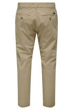 Only & Sons Erkek Regular Fit Lastikli Bel Bej Pantolon - 22029761