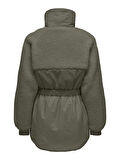 Only Kadın Kemerli Dik Yaka  Teddy Ceket - 15322074 
