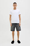 Jack & Jones Erkek Jjıtony Rahat Kesim Siyah Jean Şort - 12269533