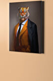 Sayılarla Boyama Seti Kasnaklı Kaplan Adam 60 X 75 Cm