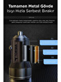 C01 Siyah 2 USB Port Girişli Transmitter Araç Şarj Cihazı