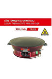 YILDIZ 2000w Elektrikli Lüks Termostatlı 50 Cm Ekmek,gözleme,börek Ve Katmer Sacı.