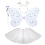 Beyaz Kostümü - Beyaz Kostüm Aksesuar Seti 4 Parça