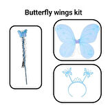 Erkek-Kız Seti – 50 Cm Kanadı, Taç Ve Asa