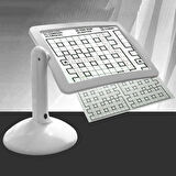 3X 360 Derece Döndürme Ekranlı, Çok Fonksiyonlu Masaüstü Büyüteç 3X