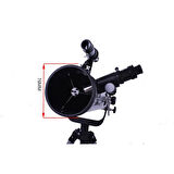 76X700 Profesyonel Uzay Aynalı Teleskopu