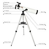 76X700 Profesyonel Uzay Aynalı Teleskopu