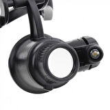 Gözlük Modeli 10X 15X 20X 25X Lens,2Led Işıklı,Büyüteç