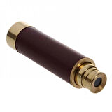 30X40 Panda Büyük Mercekli Pirinç Gövdeli Deri Çantalı Denizcilik Korsan Dürbün