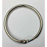 Kilitli Yuvarlak Halka, 4Cm - 100 Adet