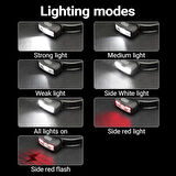 Hs-43 Sensörlü Şarjlı Type-C Çok Amaçlı Kırmızı Işıklı Kafa Lambası