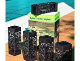 Dekoratif Solar Güneş Enerjili Bahçe Aydınlatması Yürüyüş Yolu Seti ( 8 Adet )