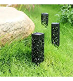 Dekoratif Solar Güneş Enerjili Bahçe Aydınlatması Yürüyüş Yolu Seti ( 6 Adet )