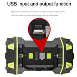 F-262 Yeni Güçlü Çift Taraflı Taşınabilir Spot Ve Işıldak Usb Şarjlı Fener