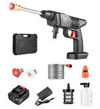 48V Şarjlı Çift Bataryalı Taşınabilir Basınçlı Oto Yıkama Bahçe Sulama Sı