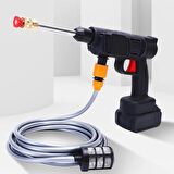 48V Şarjlı Çift Bataryalı Taşınabilir Basınçlı Oto Yıkama Bahçe Sulama Sı