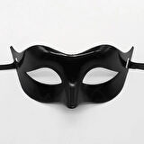 Siyah Renk Masquerade Kostüm Partisi Venedik Balo Maskesi