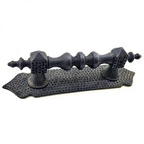 Antika Tarz Dekoratif Pirinç Ağır Kapı Çekme Kolu - 280X65 Mm, Oksit