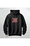 You Are Doing Baskılı Kapüşonlu Sweatshirt Hoodie Kalın Kumaş 3 İplik Şardonlu