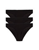 3 lü Paket Şahin Bayan Likralı Bikini Külot 30624