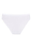 6 Adet Yıldız Bayan Bambu Bikini Külot Beyaz 3955