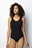 Özlem Kadın Geniş Askılı Çıtçıtlı Body Çıtçıtlı Bady 301