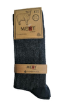 Mert Erkek Kışlık Yün Çorap Karışık Renk