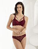 Şahinler 12600 Dolgulu Kadın Dantelli Destekli Sütyen Külot Takım 